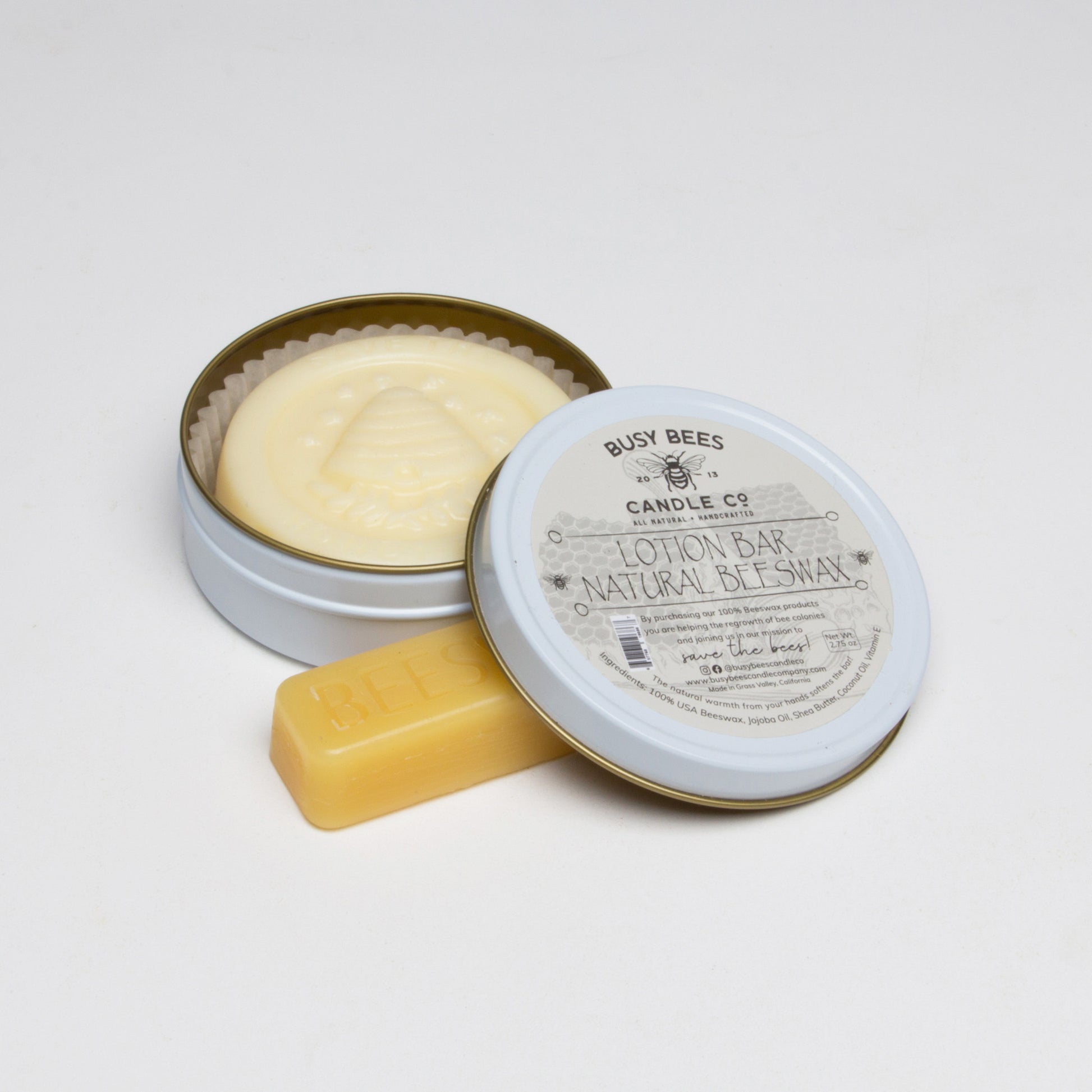 Pure Beeswax Lotion Bar